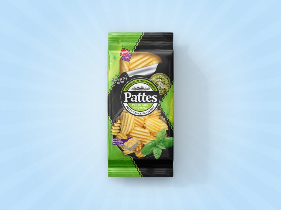 Pesto Sauce Flavored Potato Chips